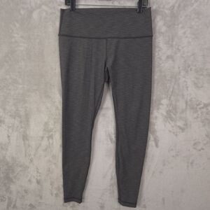 Lululemon Wunder Under Hi-Rise Tight Full-On Luxtreme Heather Gray Black Size 12